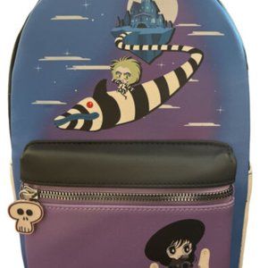 Her Universe Beetlejuice Sandworm Mini Backpack Bag Purse New Lydia